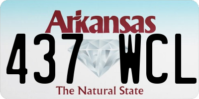 AR license plate 437WCL