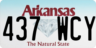 AR license plate 437WCY
