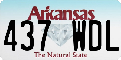 AR license plate 437WDL