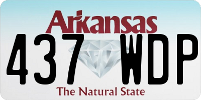 AR license plate 437WDP