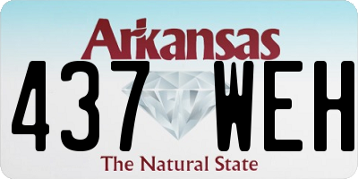 AR license plate 437WEH