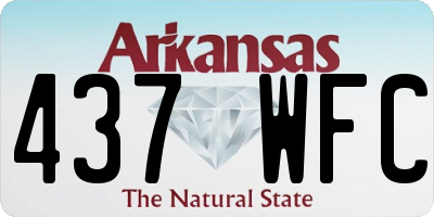 AR license plate 437WFC