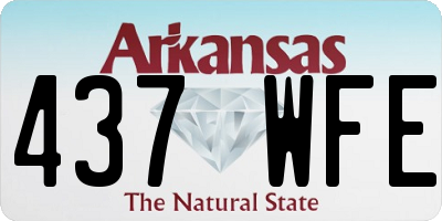AR license plate 437WFE