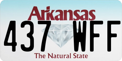AR license plate 437WFF