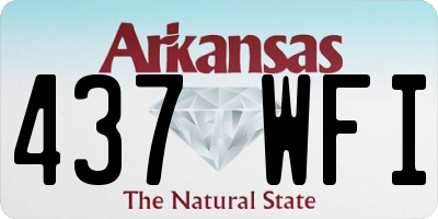 AR license plate 437WFI