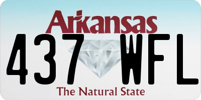 AR license plate 437WFL