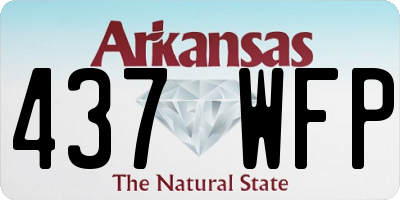 AR license plate 437WFP