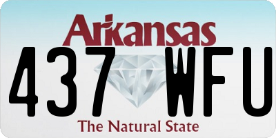 AR license plate 437WFU