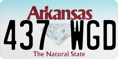 AR license plate 437WGD