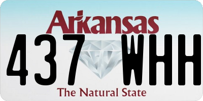 AR license plate 437WHH
