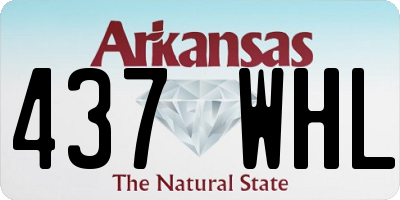 AR license plate 437WHL