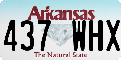 AR license plate 437WHX
