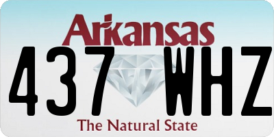 AR license plate 437WHZ