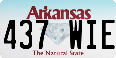 AR license plate 437WIE
