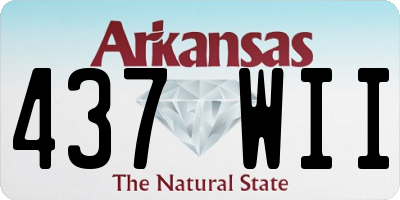 AR license plate 437WII
