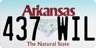 AR license plate 437WIL