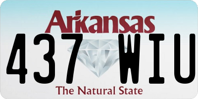 AR license plate 437WIU