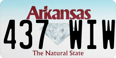 AR license plate 437WIW