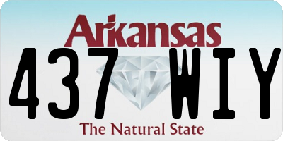 AR license plate 437WIY