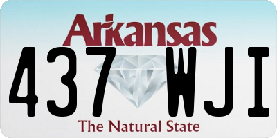 AR license plate 437WJI