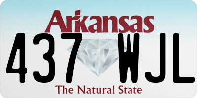 AR license plate 437WJL