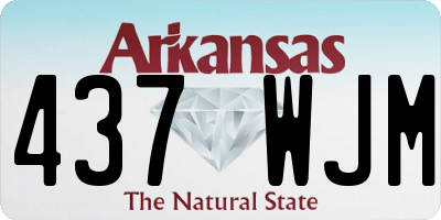 AR license plate 437WJM