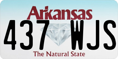 AR license plate 437WJS