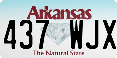 AR license plate 437WJX