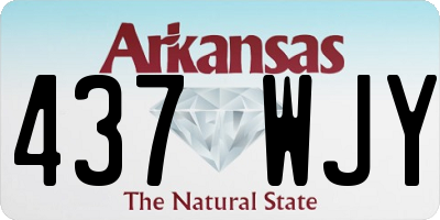AR license plate 437WJY