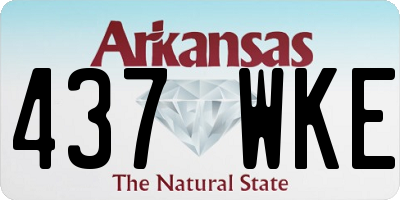 AR license plate 437WKE