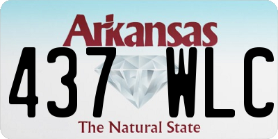 AR license plate 437WLC