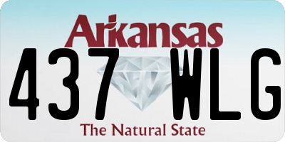 AR license plate 437WLG
