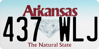 AR license plate 437WLJ