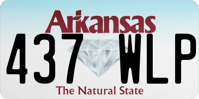 AR license plate 437WLP