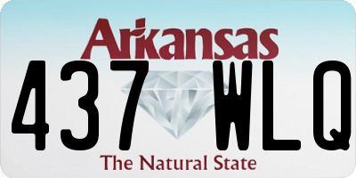 AR license plate 437WLQ