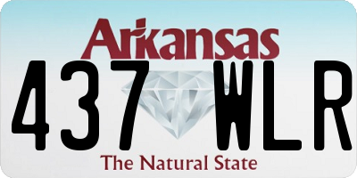 AR license plate 437WLR