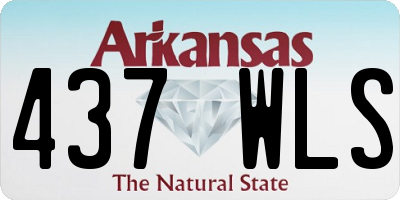 AR license plate 437WLS