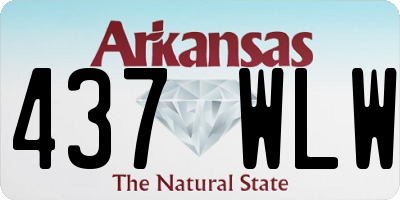 AR license plate 437WLW