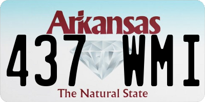 AR license plate 437WMI