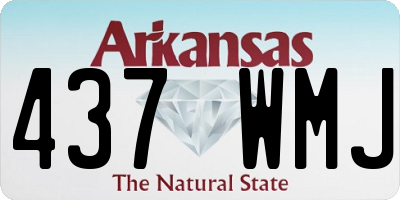 AR license plate 437WMJ