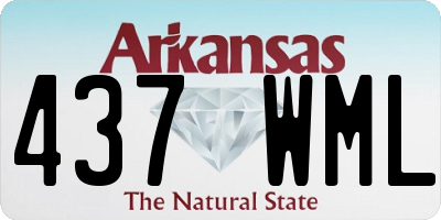 AR license plate 437WML