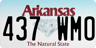 AR license plate 437WMO