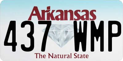 AR license plate 437WMP