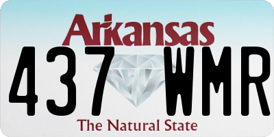 AR license plate 437WMR