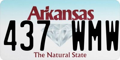 AR license plate 437WMW