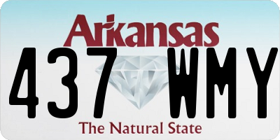 AR license plate 437WMY