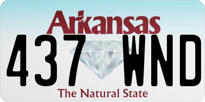 AR license plate 437WND