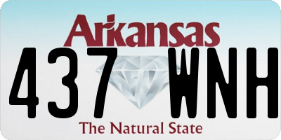 AR license plate 437WNH