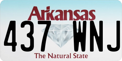 AR license plate 437WNJ