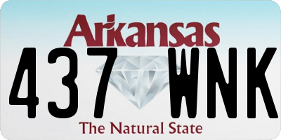AR license plate 437WNK
